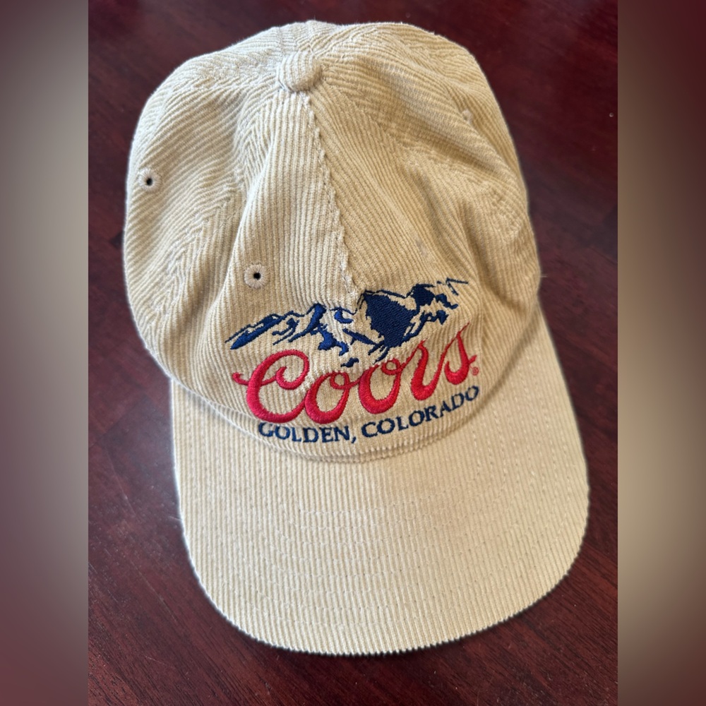 Coors Golden Colorado Corduroy baseball cap